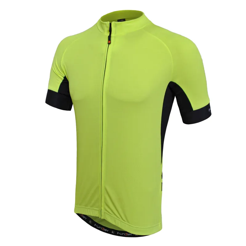 Funkier Airflow Gents Active Short Sleeve Jersey In Yellow - Large